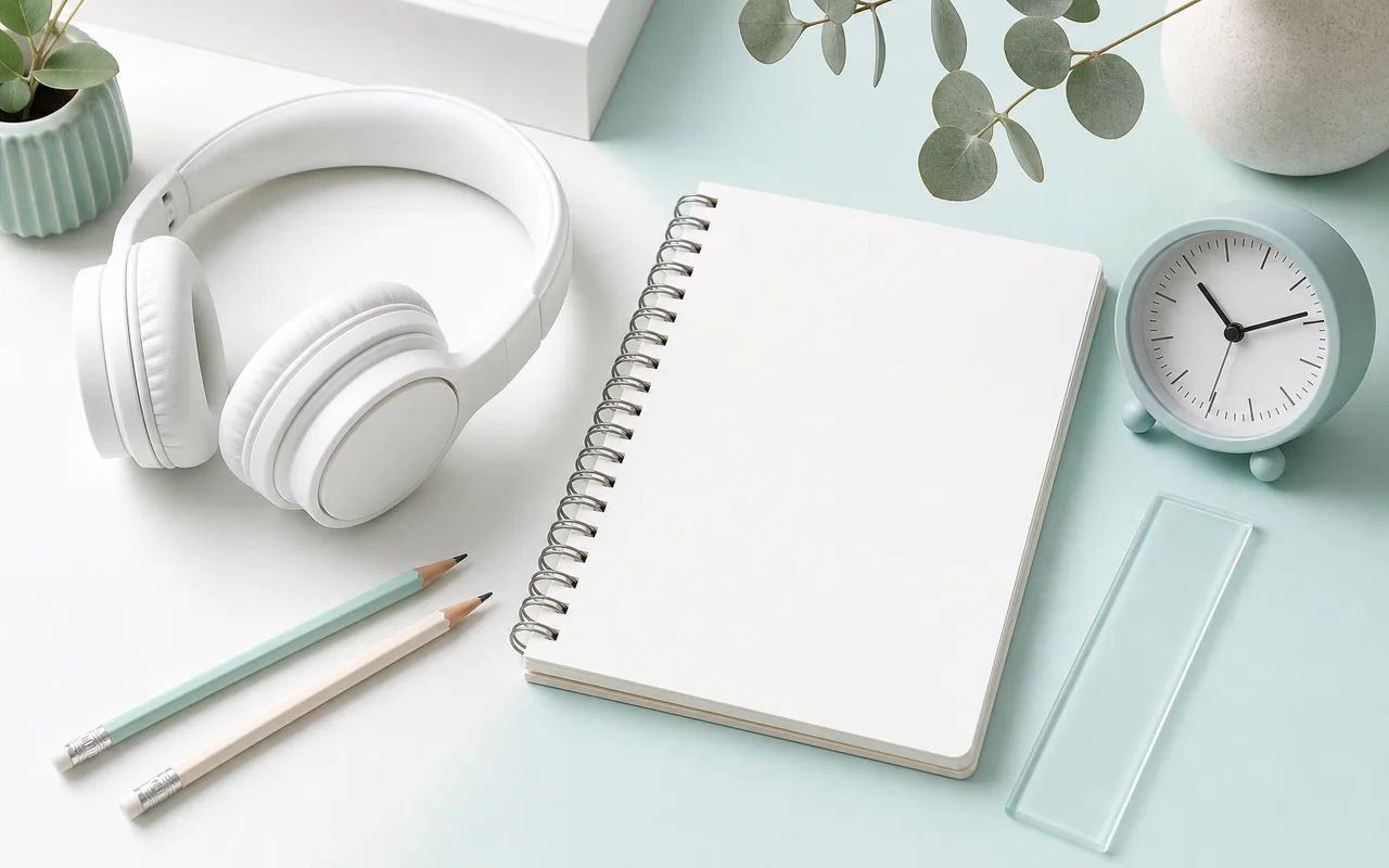 English language study books and notes
